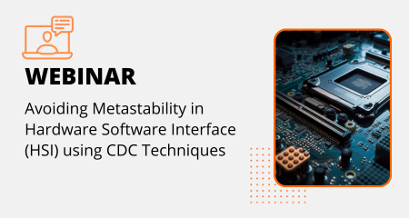 Avoiding Metastability in Hardware Software Interface (HSI) using CDC Techniques