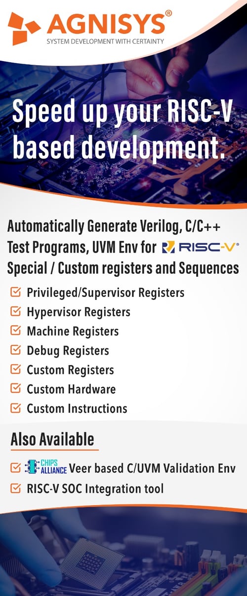 Automatically Generate Verilog, C/C++ Test Programs, UVM Env for RISC-V Special / Custom registers and Sequences